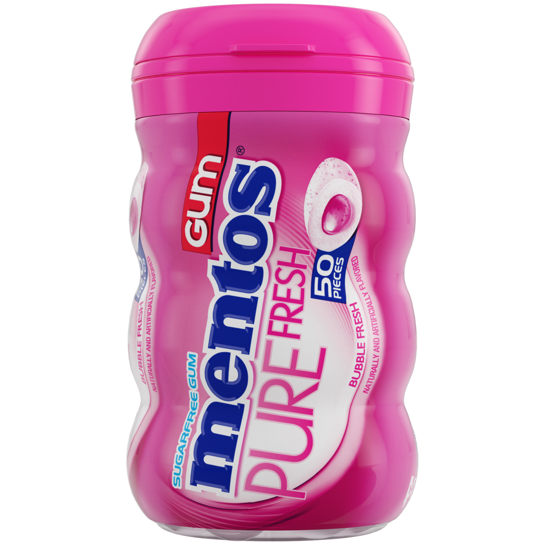 MENTOS PF BUBBLE FRESH CHEWING GUM 61.25G